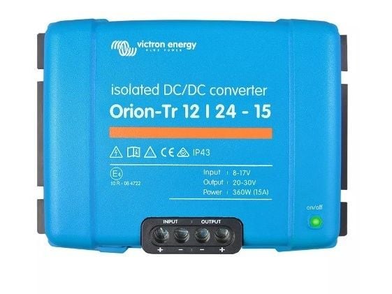 Victron Energy Orion-Tr bilomformer 12/24-15A 360 W (ORI122441110)