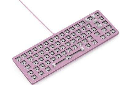Glorious PC Gaming Race GMMK 2, 65%, Koblet med ledninger (ikke trådløs), USB, Mekanisk nøkkelbryter, RGB LED, Rosa