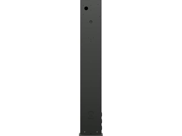 wallbox Eiffel Basic - Monteringskomponent - for EV-ladestasjon - stainless steel, aluminium - RAL 7043 - på bakke