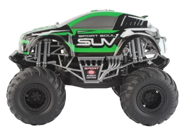 Sport Soul SUV kauko-ohjattava monsteriauto 2.4G, vihreä