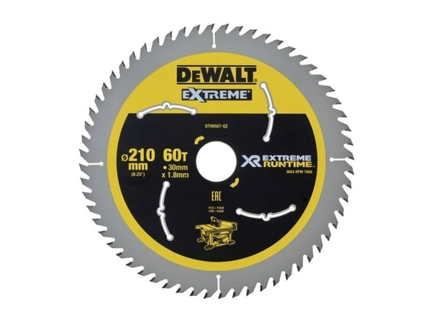 DEWALT sahanterä 210x30mmx60z