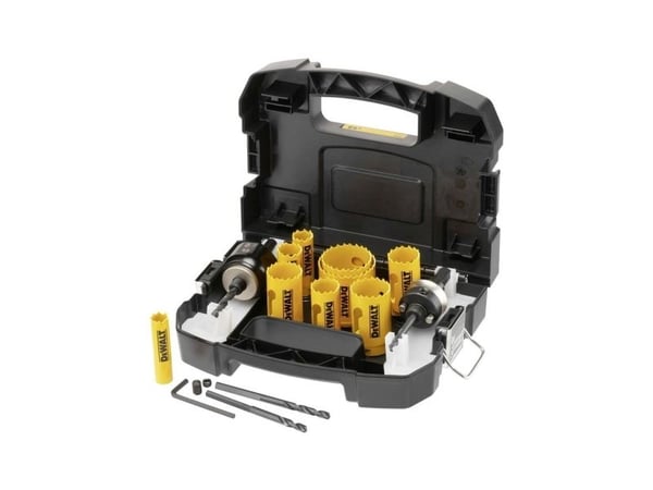 DEWALT 11-delar BIMETALBORRNINGSENHET FÖR ELEKTRISKA FÖRENINGAR