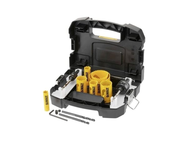 DeWALT DT90354-QZ, Poraussarja, pora, metalli, muovi, puu, metalli, 16,20,25,32,35,51,64 mm, 13 kpl