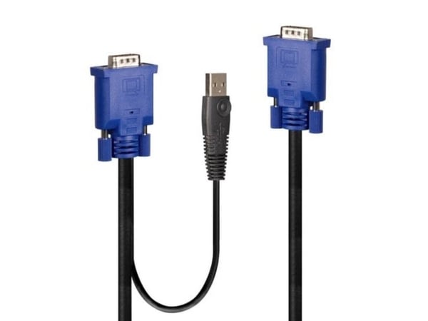 LINDY Yhdistetty KVM- ja USB-kaapeli 2m
