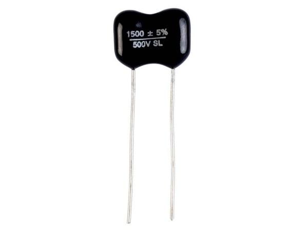 Suntan TS23002H152J4B000R Keraaminen kondensaattori 1500 pF 500 V 5 % (L x S) 9 mm x 18 mm 1 kpl 1 kpl