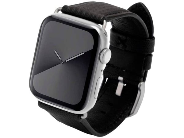 JT BERLIN 10841, Band, Smartklokke, Svart, Apple, Apple Watch Serie 1-3 (42mm), Serie 4-8 (44 45mm), 49mm, Watch Ultra, Ekte lær