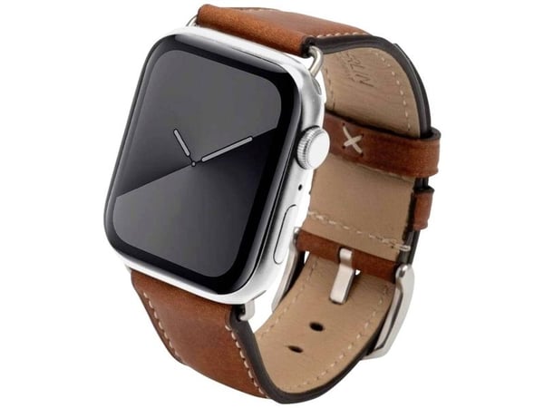 JT Berlin Watchband Charlie Armbånd 42 mm, 44 mm, 45 mm, 49 mm M Brun, Rustfritt stål Watch Series 1, Watch Series 2, Watch Series 3, Watch Series ...