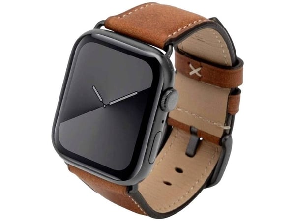JT BERLIN 10833, Band, Smartklokke, Brun, Apple, Watch Serie 1-3 (42mm), Serie 4-8 (44 45mm), Watch Ultra, Ekte lær