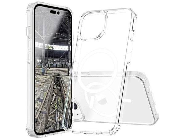 JT BERLIN Pankow Clear MagSafe, Etui, Apple, iPhone 13, 15,4 cm (6.06"), Gjennomsiktig