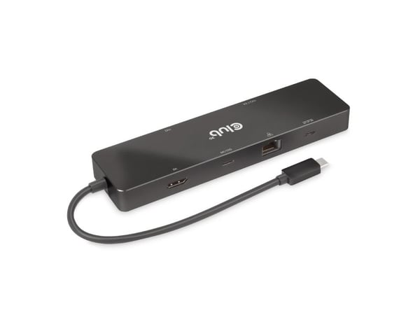 Club 3D - Dokkingstasjon - for skrivebord, bærbar - USB-C - HDMI - 1GbE