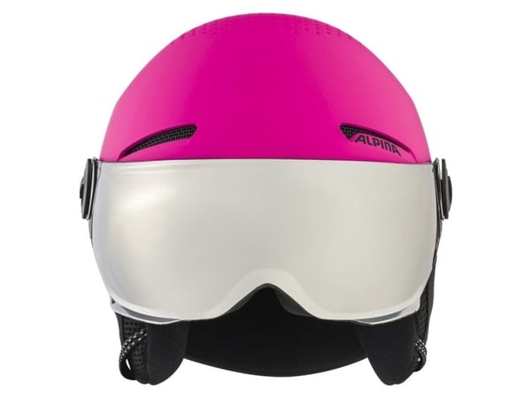 Alpina Zupo Visir vinterhjelm Q-Lite Pink Mat 51-55 Alpina Zupo Visir vinterhjelm Q-Lite Pink Mat 51-55
