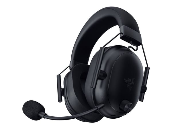 Razer BlackShark V2 HyperSpeed - Hodesett - full størrelse - Bluetooth / 2,4 GHz radiofrekvens - trådløs, kablet - USB-C - lydisolerende