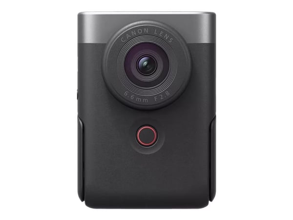 Canon PowerShot V10 Vlogging Kit, 20 MP, 5472 x 3648 pikseliä, CMOS, 4K Ultra HD, Kosketusnäyttö, Hopea