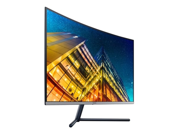 Samsung U32R590CWP – UR59C-sarja – LED-näyttö – kaareva – 32" (näkyvä koko 31,5") – 3840 x 2160 4K @ 60 Hz - VA - 250 cd/m² - 2500:1 - 4 ms - HDMI,...