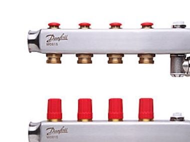 Danfoss SSM manifoldsæt 4+4 m/endestykke