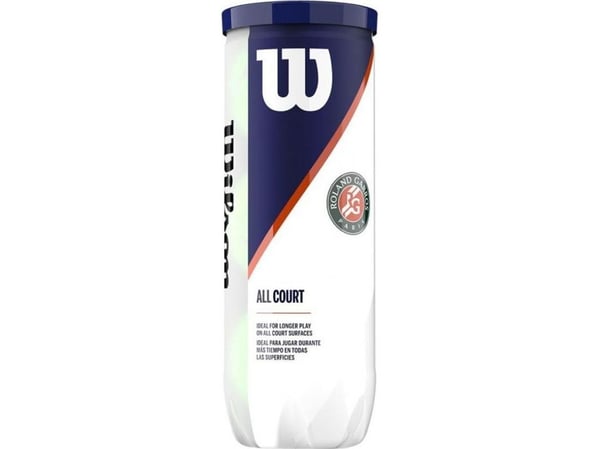 Wilson Roland Garros All Court tennisbollar 3 st gul WRT126400