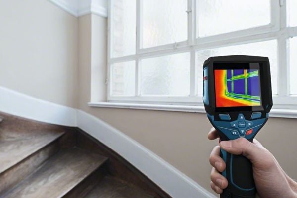 Bosch GTC 400 C Professional - Värme- och visuell ljuskamerakombo - kompakt - 0.0192 MP - Wireless LAN - SOLO