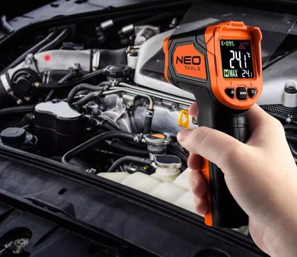 Pyrometer Neo Tools instrument för temperaturbedömning 50-880 °C