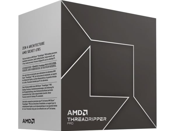 AMD Ryzen ThreadRipper PRO 7995WX - 2.5 GHz - 96-core - 192 tråder - 384 MB cache - Socket sTR5 - PIB/WOF