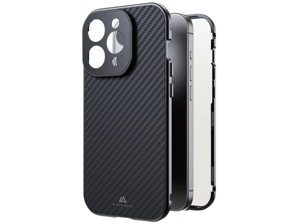Black Rock 00221268, Apple, iPhone 15 Pro, Ripebestandig, Karbon, 1 stykker