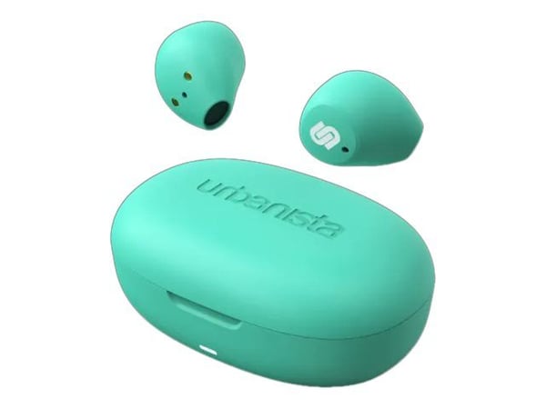 Urbanista Lisbon - True wireless-hörlurar med mikrofon - inuti örat - Bluetooth - mintgrön Urbanista Lisbon - True wireless-hörlurar med mikrofon - inuti örat - Bluetooth - mintgrön
