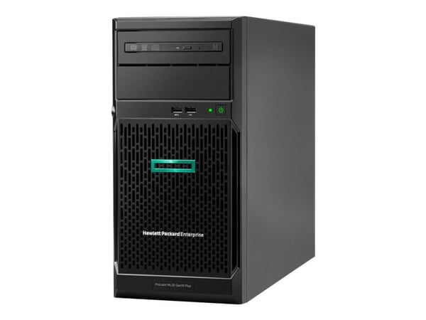 HPE ProLiant ML30 Gen10 Plus Performance - Server - tower 4U - 1-vägs - 1 x Xeon E-2314 / upp till 4.5 GHz - RAM 16 GB - SATA/SAS - hot-swap 2.5" v...
