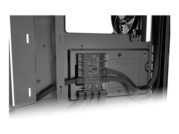 be quiet! Dark Base 701 - Midi-tårn - utvidet ATX (E-ATX) - sidepanel med vindu (herdet glass) - ingen strømforsyning (ATX / PS/2) - svart - USB/lyd