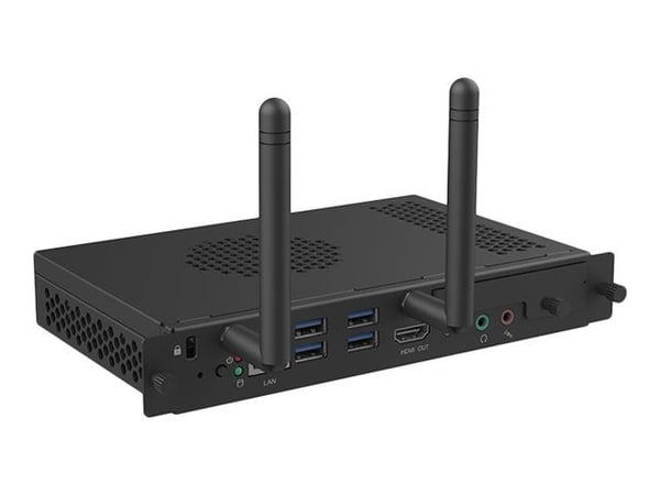 Avocor - Digital skyltspelare med spår - 8 GB RAM - Intel Core i5 - SSD - 256 GB - Windows 11 Pro - 4K UHD (2160p) - 60 fps - svart