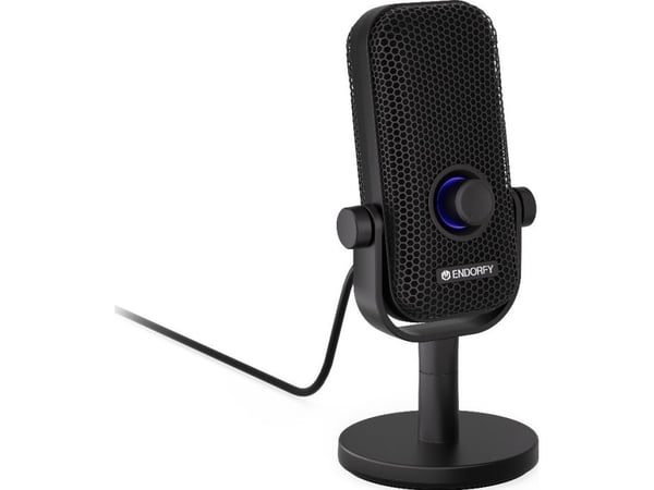 ENDORFY Solum Voice S Streaming juodas kondensatorinis mikrofonas |USB