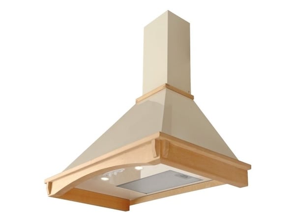 Akpo WK-4 Rustica Country, 450 m³/t, Ducted/Resirkulerende, 51 dB, 61 dB, Veggmonterbar, Beige, Tre