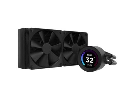 NZXT Kraken Elite 240, All-in-one-nesteenjäähdytin, 12 cm, Musta