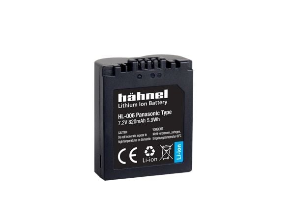 Hahnel HL-006, Panasonic, 820 mAh, 7,2 V, Lithium-Ion (Li-Ion)