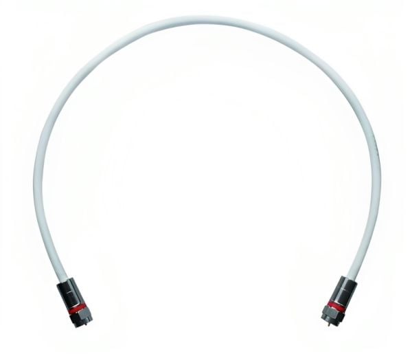 Wisi BK 96 0030, 0,3 m, F-tyyppi, F-tyyppi, Punainen, Hopea, Valkoinen