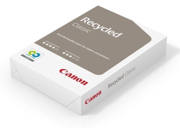 Canon Recycled Classic, Laser-/Inkjet-utskrift, A4 (210x297 mm), 500 ark, 80 g/m², Hvit, 102 µm
