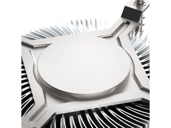 Akasa - Prosessorkjøler - ekstra sikker, ultralav profil, tynn Mini-ITX - (for: LGA1700) - aluminium - 75 mm