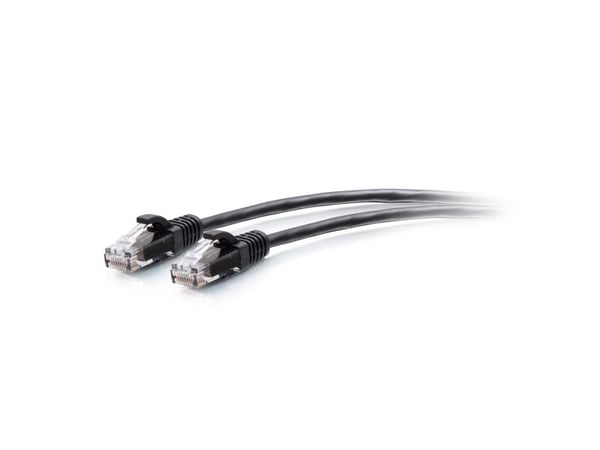 C2G 10ft (3m) Cat6a Snagless Unshielded (UTP) Slim Ethernet Network Patch Cable - Black - Koblingskabel - RJ-45 (hann) til RJ-45 (hann) - 3 m - 4.8...