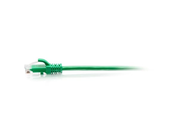 C2G 1ft (0.3m) Cat6a Snagless Unshielded (UTP) Slim Ethernet Network Patch Cable - Green - Koblingskabel - RJ-45 (hann) til RJ-45 (hann) - 30 cm - ...