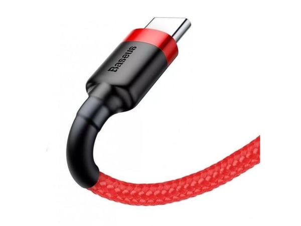Baseus CATKLF-B09, 1 m, USB A, USB C, punainen
