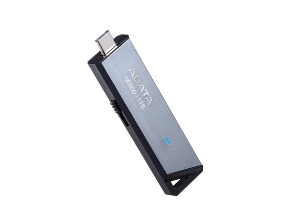 ADATA UE800 - USB flash-enhet - 1 TB - USB-C 3.2 Gen 2 - silver
