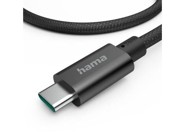 Hama Full-Featured, 1,5 m, USB C, USB C, USB 3.2 Gen 1 (3.1 Gen 1), 5 Gbit/s, Svart