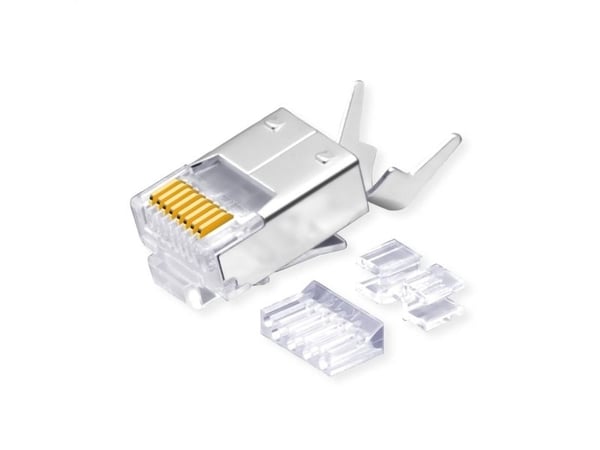 ROLINE 21.17.3095, RJ-45, Gjennomsiktig, Hankjønn, Rett, Cat6e, S/UTP (STP)