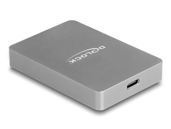 Delock USB Type-C-kortinlukija alumiinikotelossa CFexpress- tai XQD-muistikortteja varten