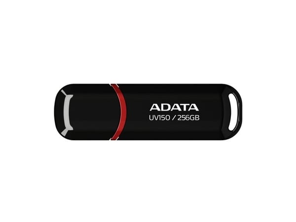 ADATA UV150 - USB flash-enhet - 256 GB - USB 3.2 Gen 1 - svart