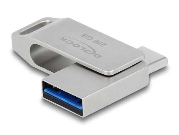 Delock - USB flash-enhet - 256 GB - USB 3.0/USB typ C