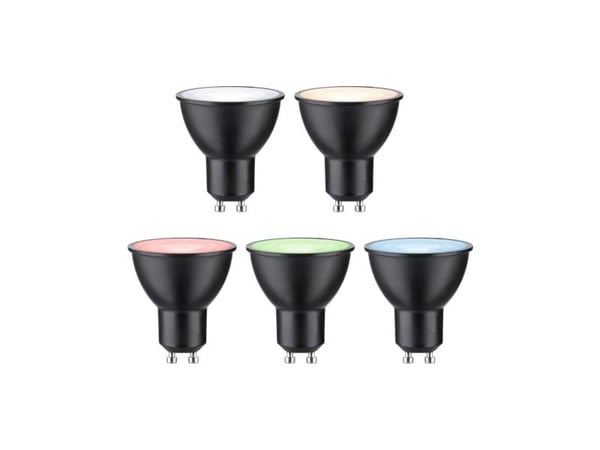 Paulmann 29148, Smartpære, ZigBee, Sort, LED, GU10, 2200 K