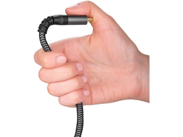 Goobay 64993, 1 m, HDMI Type A (Standard), HDMI Type A (Standard), 18 Gbit/sek, Grå