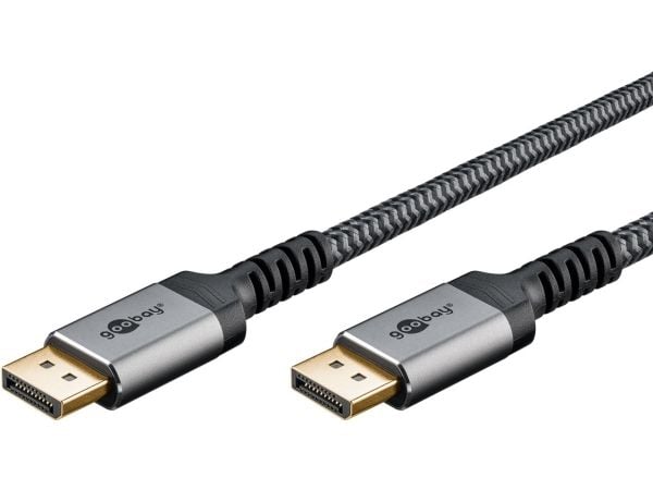 Goobay 65270, 3 m, DisplayPort, HDMI, Hankjønn, Hankjønn, Grå Goobay 65270, 3 m, DisplayPort, HDMI, Hankjønn, Hankjønn, Grå