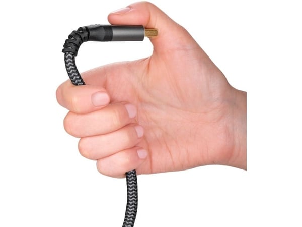 Goobay 65270, 3 m, DisplayPort, HDMI, Hankjønn, Hankjønn, Grå