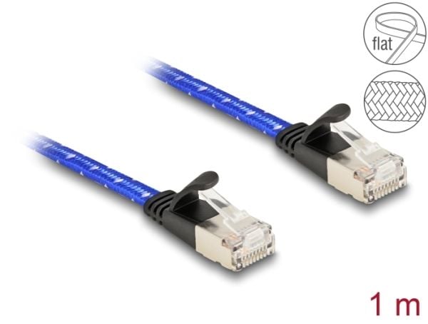 DeLOCK 80383, 1 m, Cat6a, U/FTP (STP), RJ-45, RJ-45, RJ-45