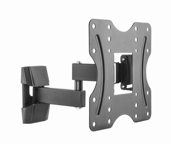 Gembird WM-42ST-01 - Monteringssett (fullt bevegelig veggfeste) - for TV - stål, plastikk - svart - skjermstørrelse: 23"-42"